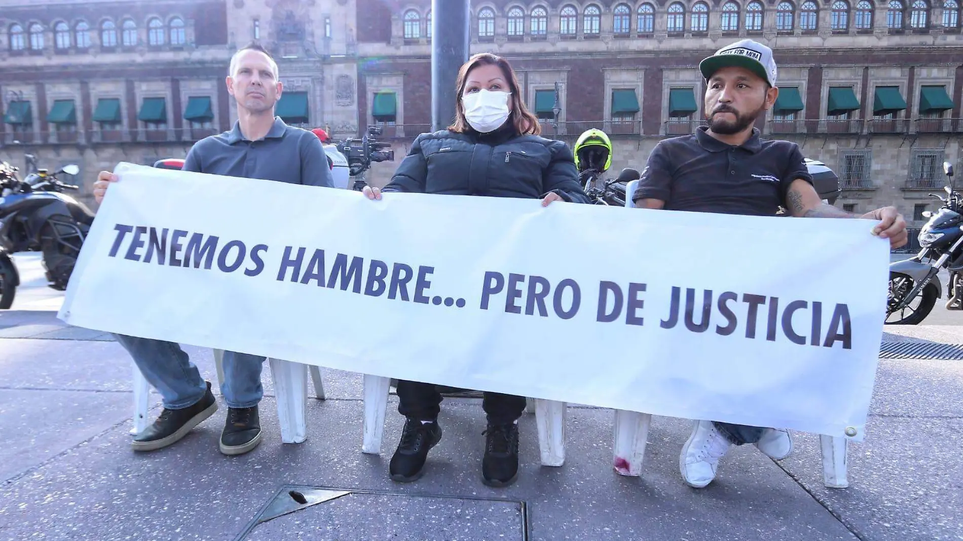 el mijis huelga de hambre palacio nacional